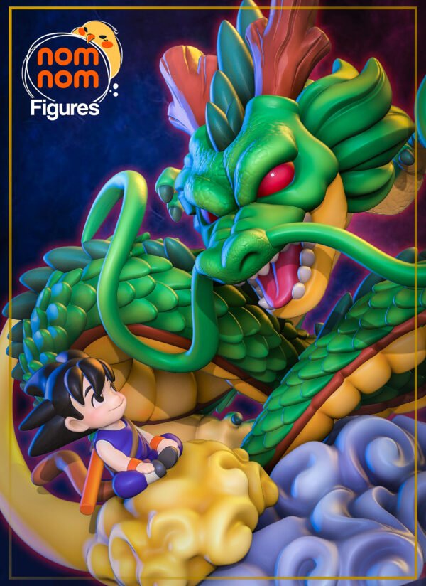 Dragon Ball - Shenron e Goku (Chibi)
